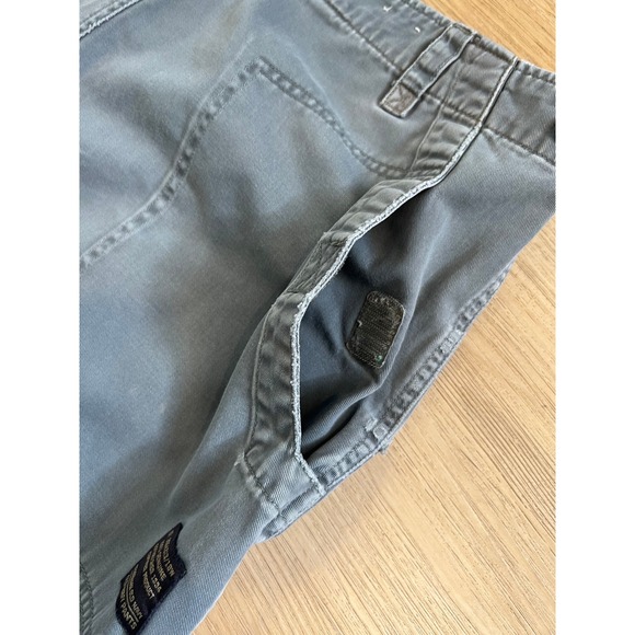 Vintage Old Navy Wide Leg Cargo Pants Gray Men's 34x32 Grunge Skater Y2K - Picture 8 of 11